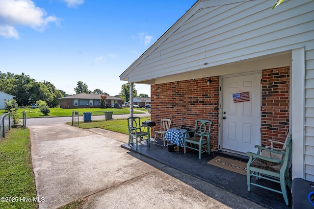 1106 E Stewart Cir, Wilmington, NC 28405 - view of patio