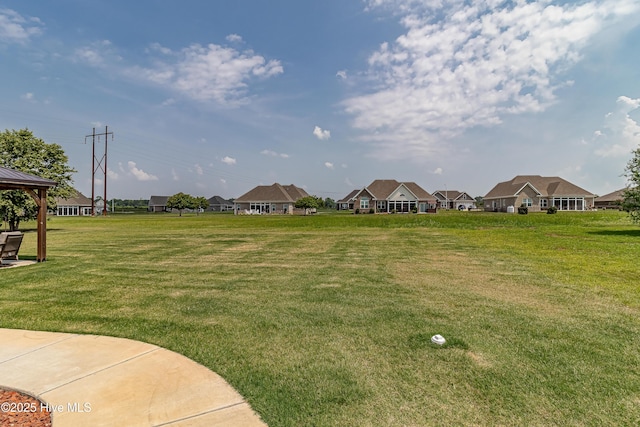 112 Mergini Dr, Pikeville, NC 27863 - view of grassy yard featuring a gazebo