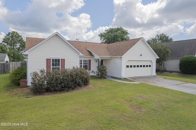 6723 Newbury Way, Wilmington, NC 28411 - view of front of house featuring an attached garage, driveway, and roof with shingles