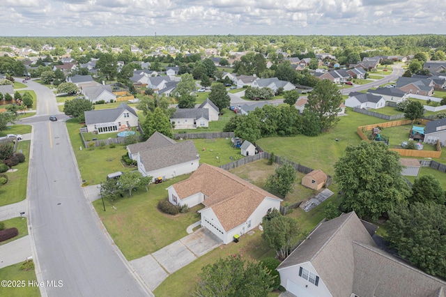 6723 Newbury Way, Wilmington, NC 28411 - aerial perspective of suburban area
