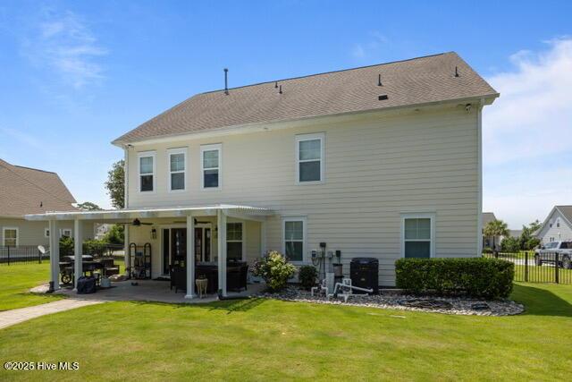 400 Lanyard Dr, Newport, NC 28570 - rear view of house featuring a patio area