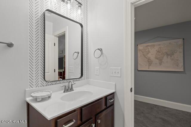 400 Lanyard Dr, Newport, NC 28570 - bathroom featuring vanity