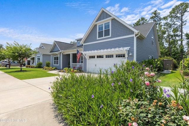 1112 Winged Seed Way, Wilmington, NC 28409 - craftsman-style house with concrete driveway