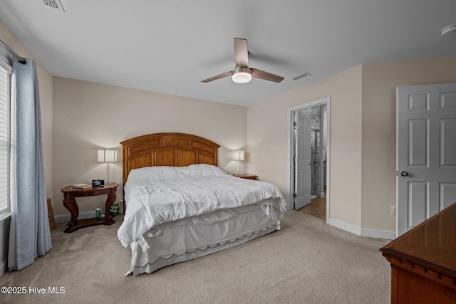 102 Bandon Dr, New Bern, NC 28562 - carpeted bedroom with baseboards and ceiling fan