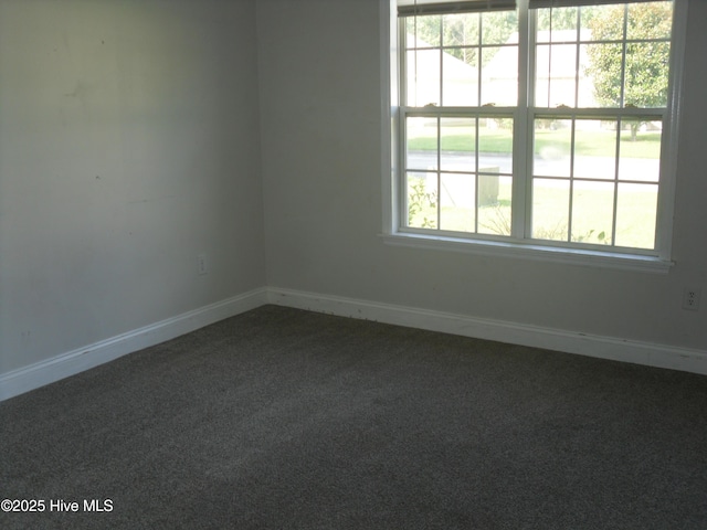 124 Pella Ln, New Bern, NC 28562 - spare room featuring dark carpet and healthy amount of natural light