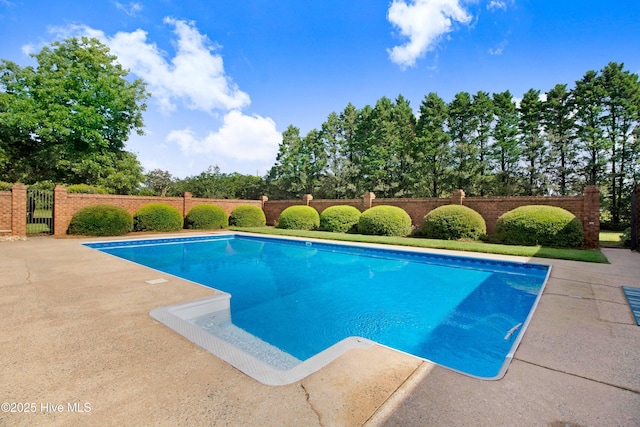 3509 Lakeview Trl, Kinston, NC 28504 - view of swimming pool with a gate and a patio area