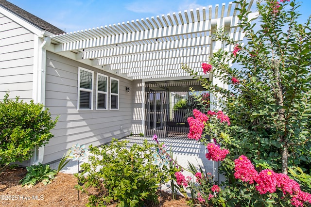 1105 Snowden Rd, Wilmington, NC 28412 - view of patio / terrace with a pergola