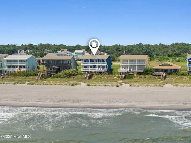 533 Ocean Blvd W, Holden Beach, NC 28462 - bird's eye view of extended coastline