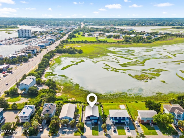 15 Coral Dr, Wrightsville Beach, NC 28480 - aerial view of residential area with a nearby body of water