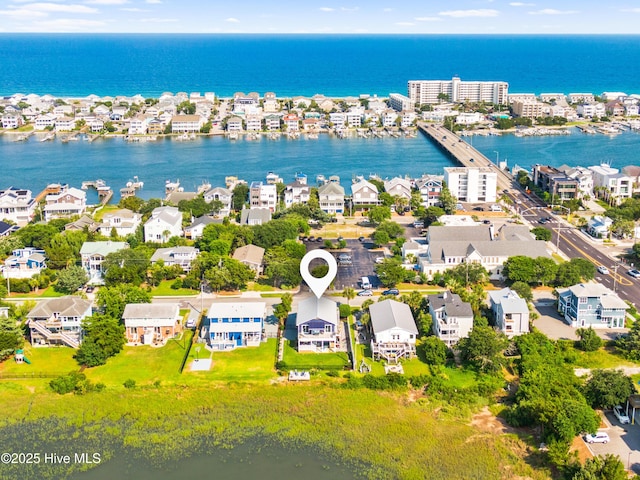 15 Coral Dr, Wrightsville Beach, NC 28480 - aerial view of residential area featuring a nearby body of water