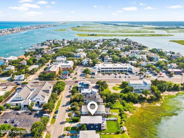15 Coral Dr, Wrightsville Beach, NC 28480 - aerial perspective of suburban area featuring a large body of water