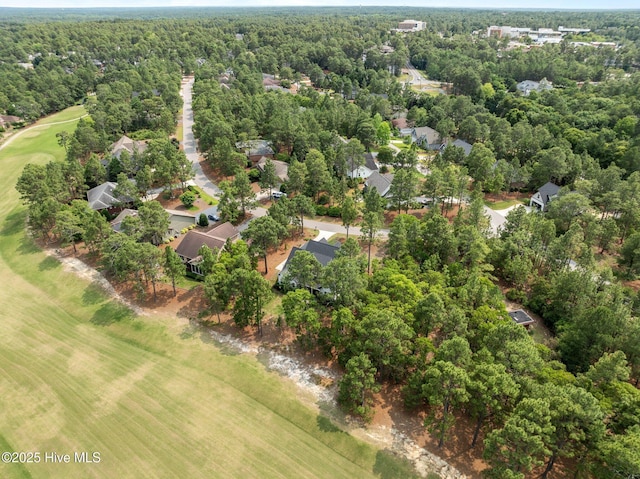 28 Kahkwa Trl, Pinehurst, NC 28374 - aerial overview of property's location with a heavily wooded area and a golf course