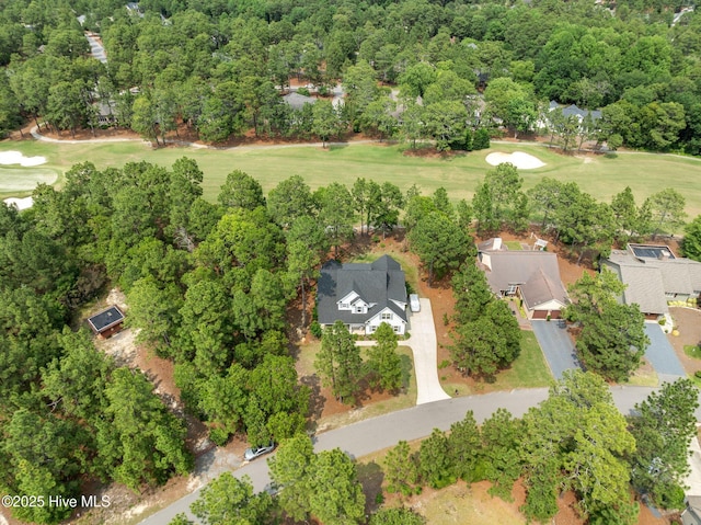 28 Kahkwa Trl, Pinehurst, NC 28374 - aerial view of property and surrounding area with a golf club and nearby suburban area