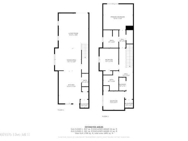 207 Spartanburg Ave Unit 1 & 2, Carolina Beach, NC 28428 - view of room layout