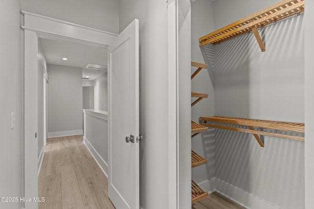 207 Spartanburg Ave Unit 1 & 2, Carolina Beach, NC 28428 - spacious closet featuring wood finished floors