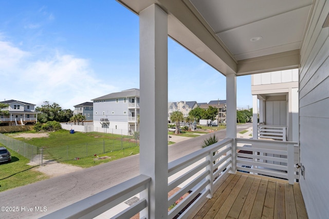 207 Spartanburg Ave Unit 1 & 2, Carolina Beach, NC 28428 - balcony featuring a residential view