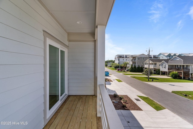 207 Spartanburg Ave Unit 1 & 2, Carolina Beach, NC 28428 - balcony featuring a residential view