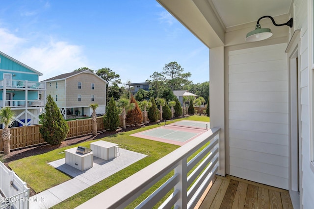 207 Spartanburg Ave Unit 1 & 2, Carolina Beach, NC 28428 - view of balcony