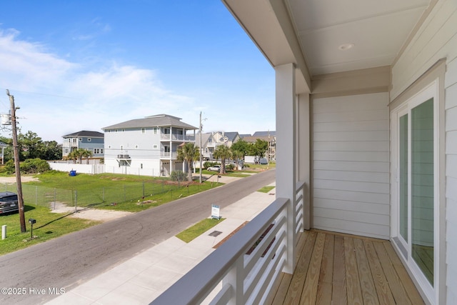 207 Spartanburg Ave Unit 1 & 2, Carolina Beach, NC 28428 - balcony with a residential view
