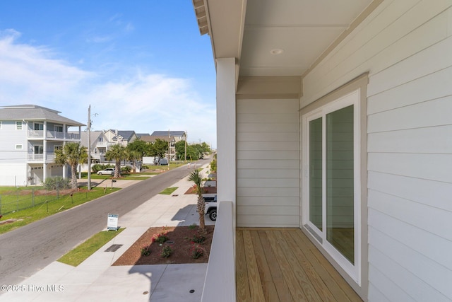 207 Spartanburg Ave Unit 1 & 2, Carolina Beach, NC 28428 - balcony featuring a residential view