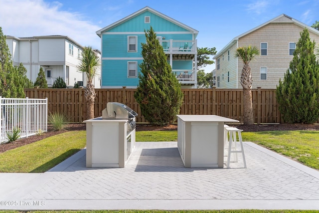207 Spartanburg Ave Unit 1 & 2, Carolina Beach, NC 28428 - view of patio with area for grilling