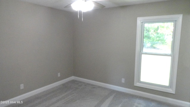 109 Lewis Ct, Havelock, NC 28532 - unfurnished room with ceiling fan and carpet floors