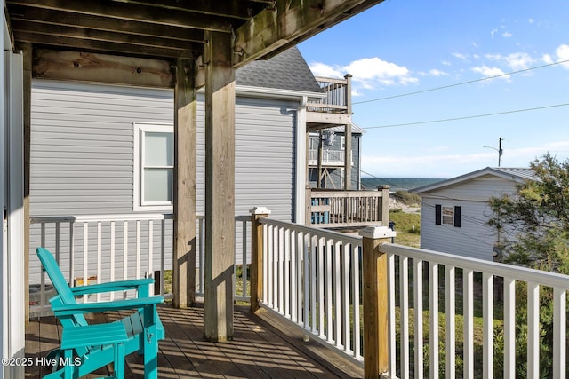 8202 5th Ave, North Topsail Beach, NC 28460 - view of balcony