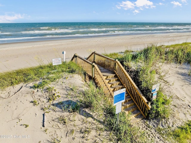 8202 5th Ave, North Topsail Beach, NC 28460 - water view featuring nearby beach