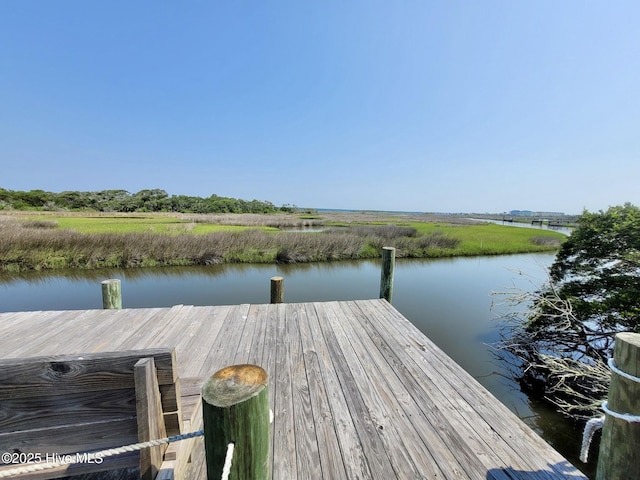 301 Mandalay Ct Unit F, Surf City, NC 28445 - dock with a water view