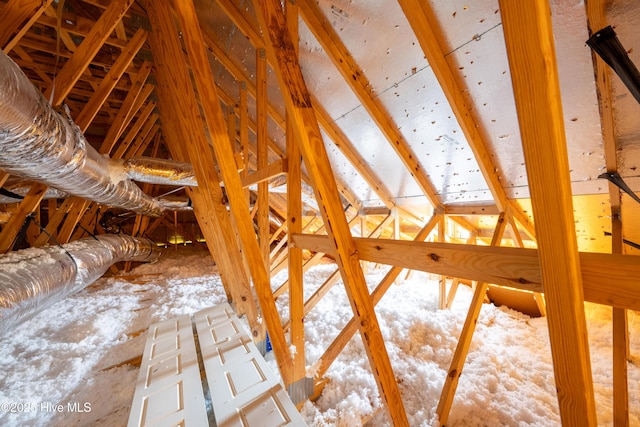 2675 Four Oak Rd, Southport, NC 28461 - view of unfinished attic