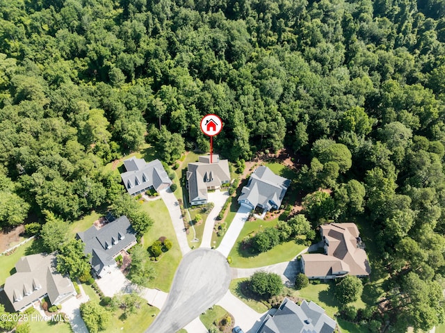 2675 Four Oak Rd, Southport, NC 28461 - aerial overview of property's location with nearby suburban area