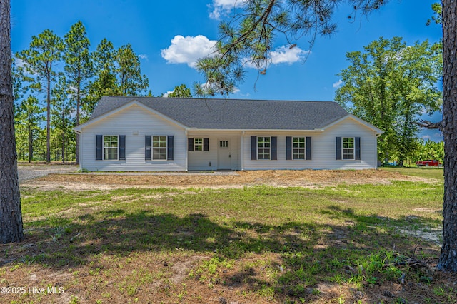 481 Peggy Mill Rd, Hamlet, NC 28345 - ranch-style house featuring a front yard
