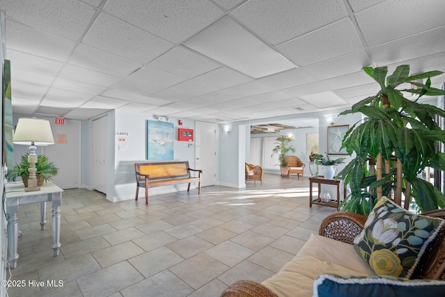 901 Lake Park Blvd S Unit 201, Carolina Beach, NC 28428 - community lobby with a drop ceiling
