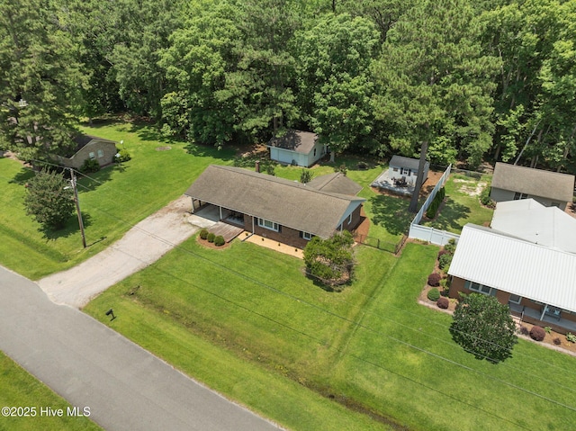 116 Waterside Dr, Bath, NC 27808 - view of subject property with a heavily wooded area