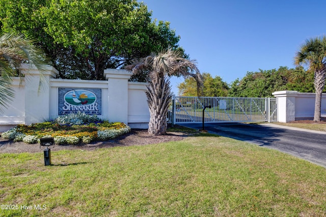 400 Virginia Ave Unit 203B, Carolina Beach, NC 28428 - community sign with a gate