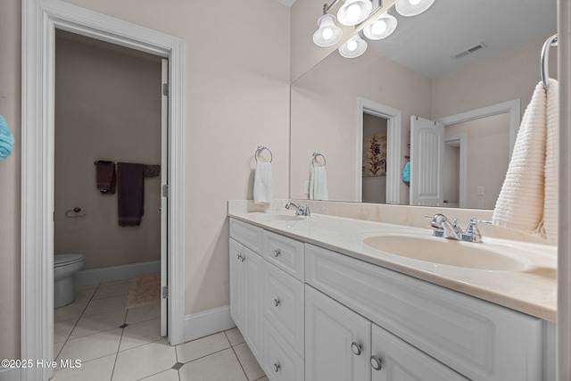 106 Blue Heron Cir, Sneads Ferry, NC 28460 - full bathroom with double vanity and tile patterned floors