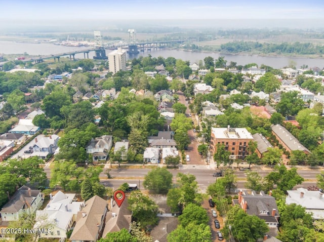 503 S 3rd St, Wilmington, NC 28401 - bird's eye view of a notable bridge and a nearby body of water