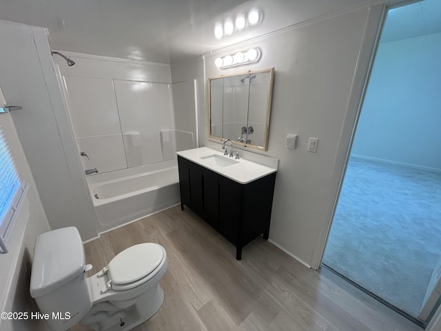 148 N Mitchell Ford Rd, Clarkton, NC 28433 - full bathroom featuring vanity, wood finished floors, and  shower combination