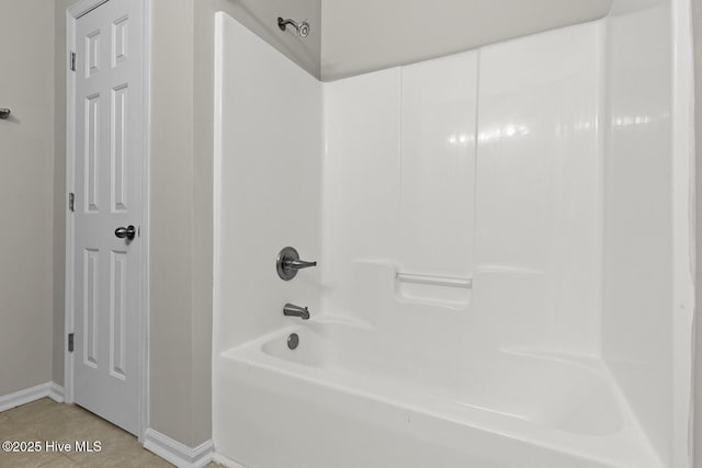 231 Glenhaven Ln, Jacksonville, NC 28546 - full bathroom with shower / bath combination and tile patterned flooring