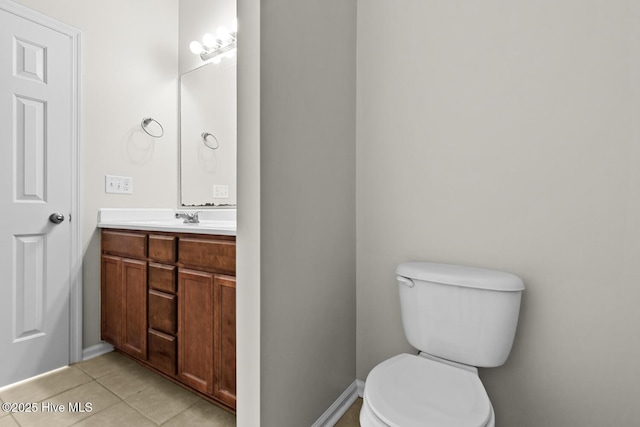 231 Glenhaven Ln, Jacksonville, NC 28546 - half bath featuring vanity and tile patterned floors
