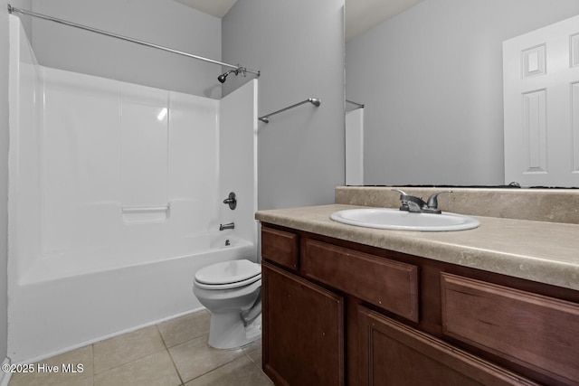 231 Glenhaven Ln, Jacksonville, NC 28546 - full bath with tile patterned flooring, vanity, and tub / shower combination
