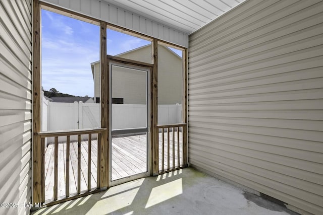 231 Glenhaven Ln, Jacksonville, NC 28546 - view of unfurnished sunroom