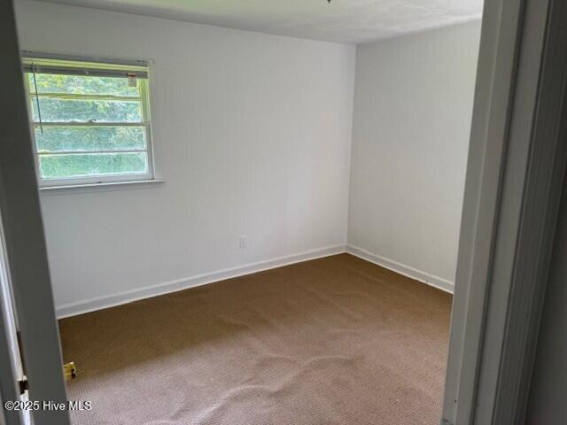 513 Hall Siding Rd, Ahoskie, NC 27910 - spare room featuring dark carpet and baseboards