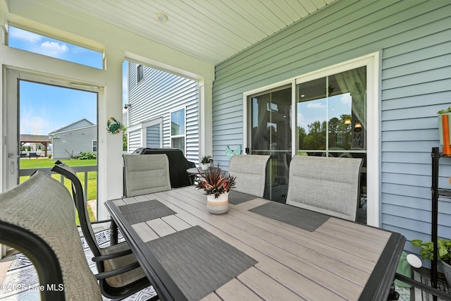 129 Glenmoor Path, Moyock, NC 27958 - deck featuring outdoor dining space