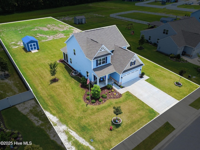 129 Glenmoor Path, Moyock, NC 27958 - aerial view of property and surrounding area