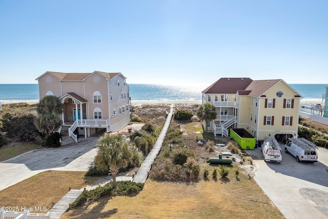 9711 Dolphin Ridge Rd, Emerald Isle, NC 28594 - view from above of property featuring unending shoreline