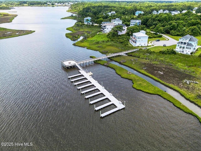 385 Summerhouse Dr, Holly Ridge, NC 28445 - aerial view of a large body of water