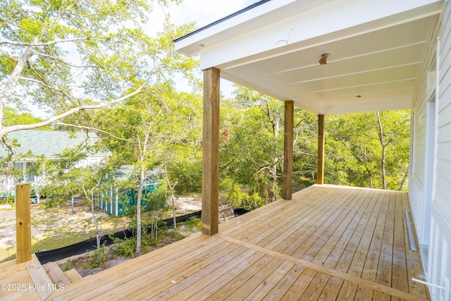 337 NE 48th St, Oak Island, NC 28465 - view of wooden terrace