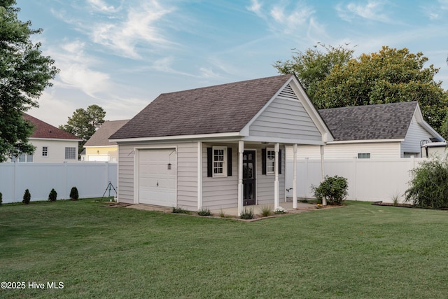 4409 Pinehurst Dr N, Wilson, NC 27896 - view of outbuilding featuring covered porch and a garage