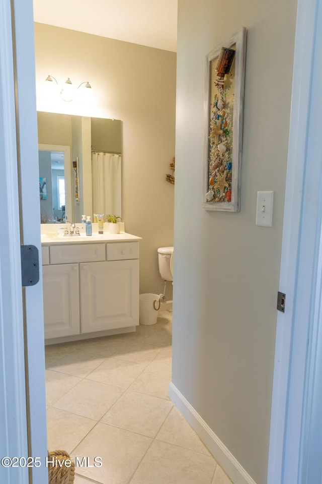 1113 Palmer Way, Morehead City, NC 28557 - full bath featuring vanity and tile patterned floors